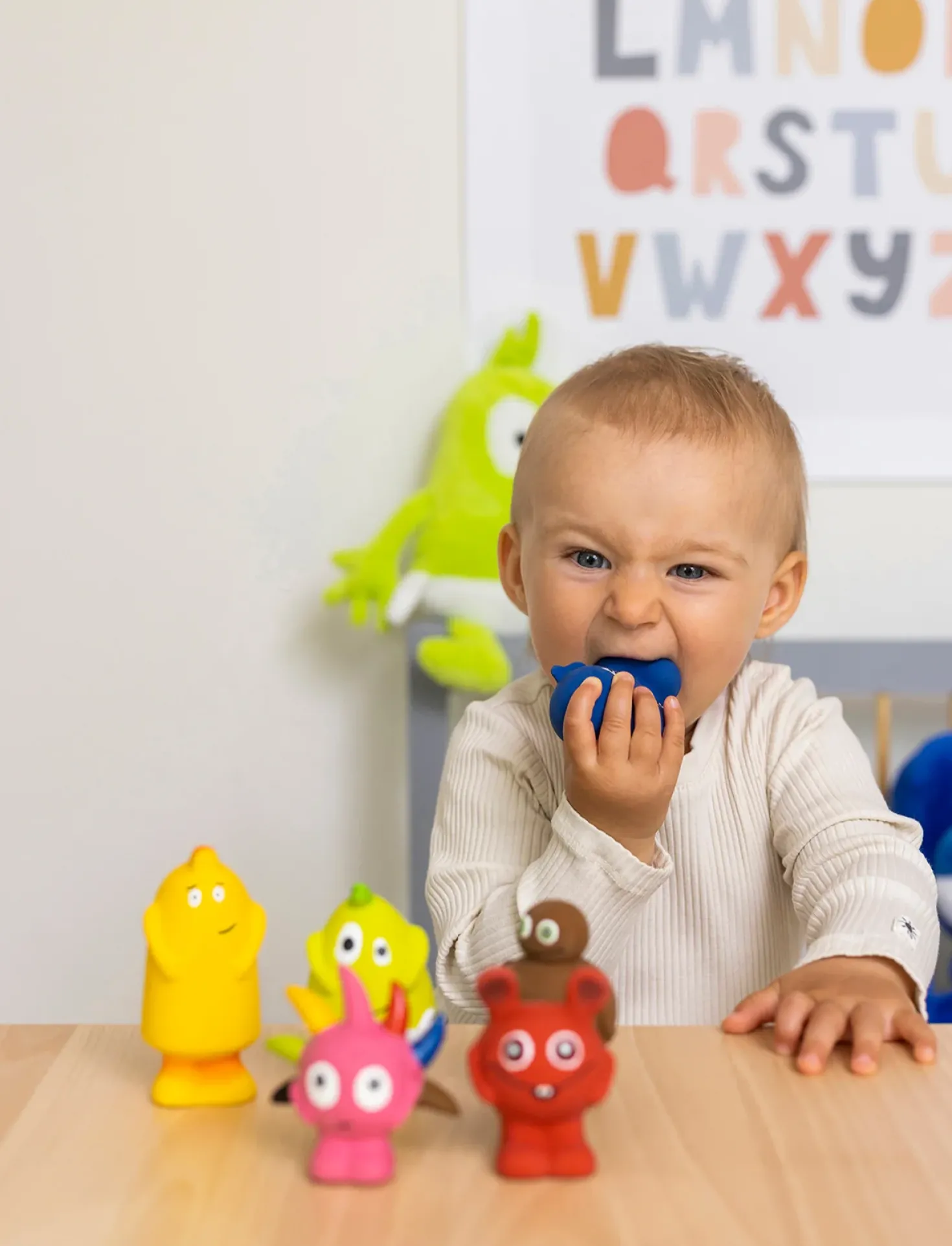 Babblarna, Figurer i naturgummi, Bibbi/Diddi