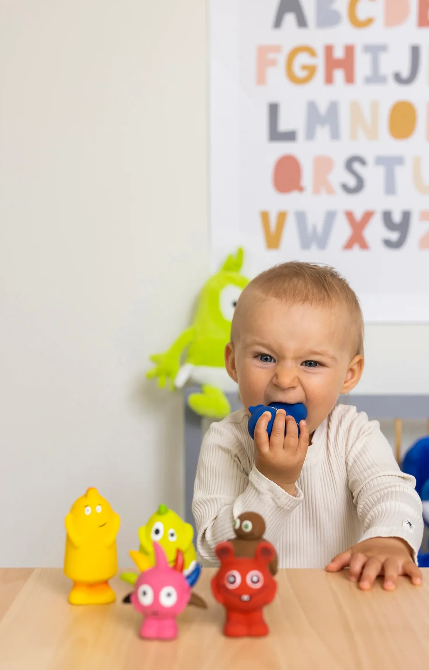 Babblarna, Figurer i naturgummi, Babba/Dadda