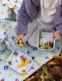 Babblarna, Lunchset i rostfritt stål