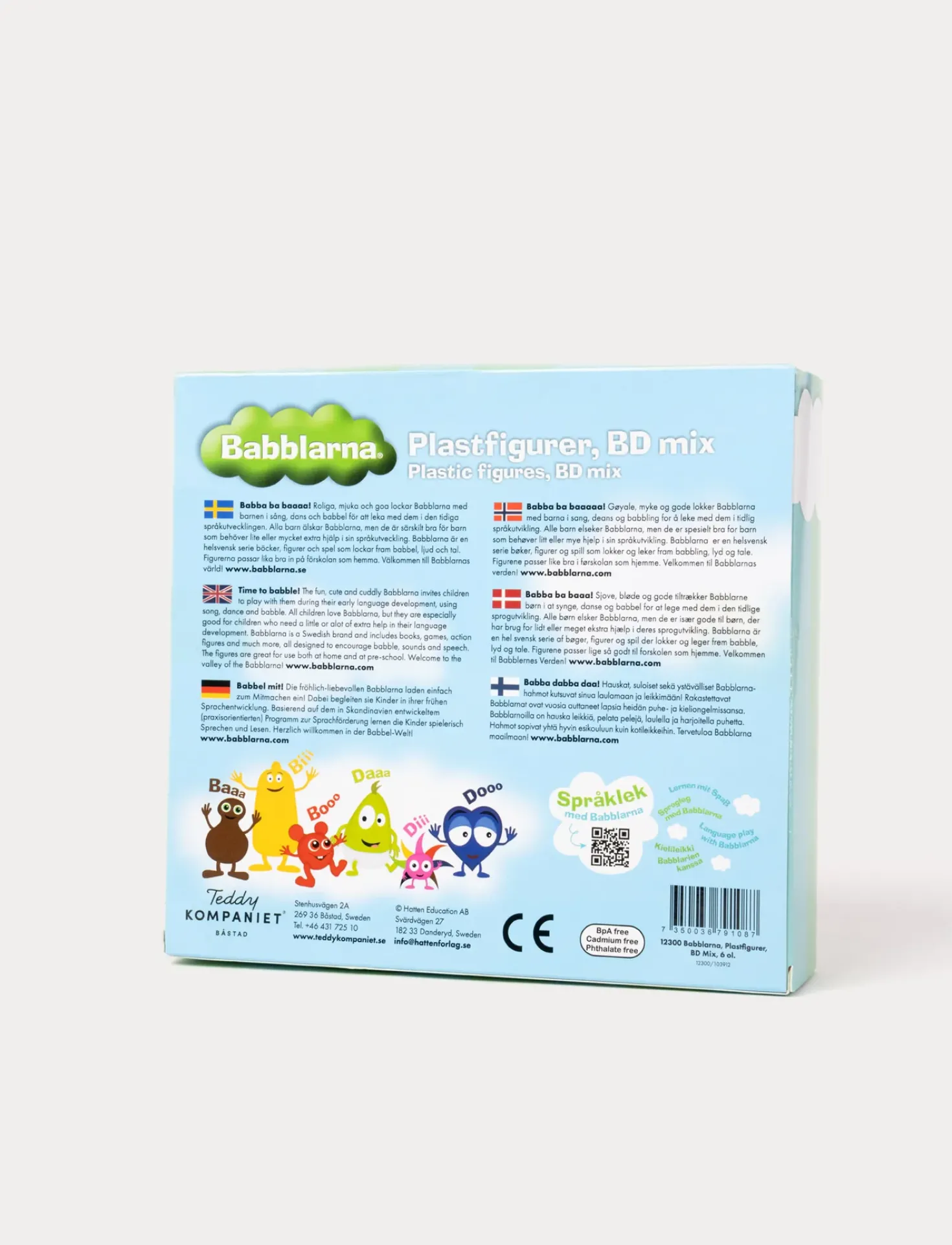 Babblarna, Plastfigurer, BD Mix, 6 st