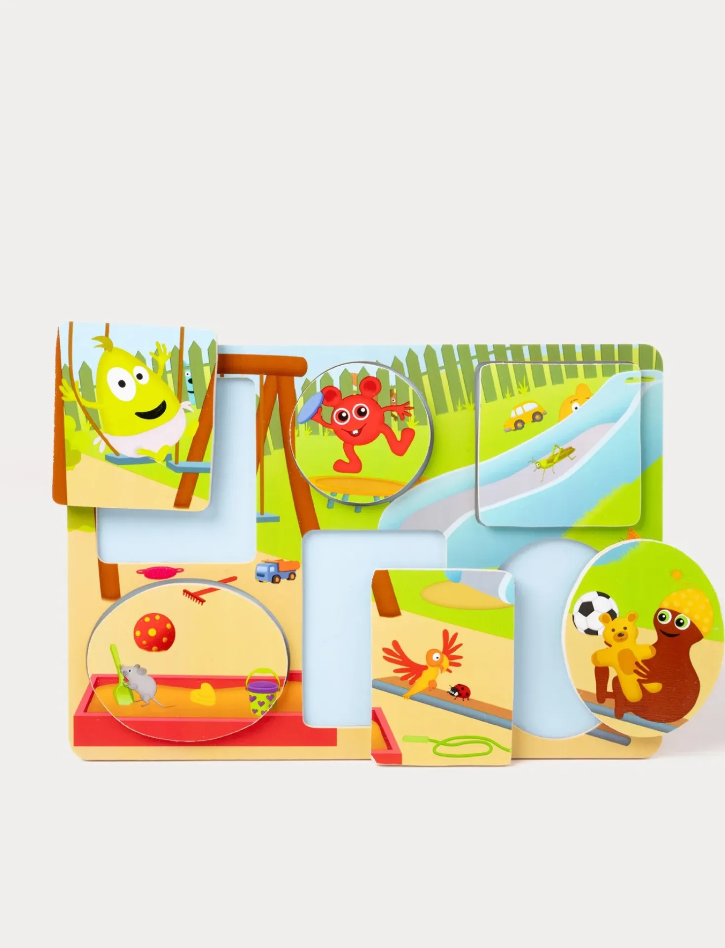 Babblarna, Titt-ut-pussel, Lekpark, 6 figurer