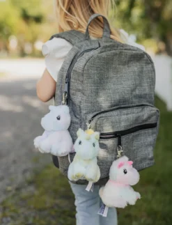 Bagtag, Enhörningar, Regnbågsfärgade, Lila, Lila
