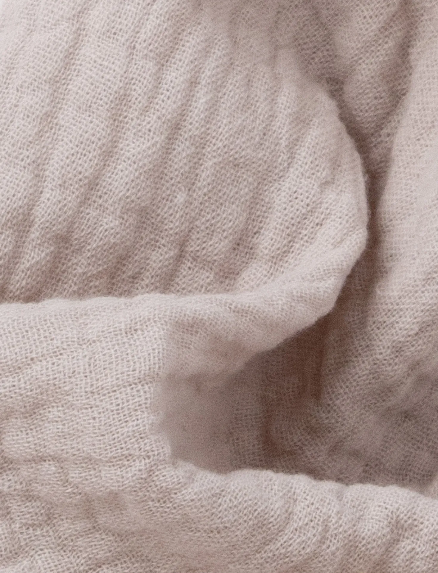 Diinglisar, Snuttefilt, Muslin, Kanin, Greige