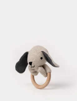 Teddy Baby, Skallra, Hund, stickad