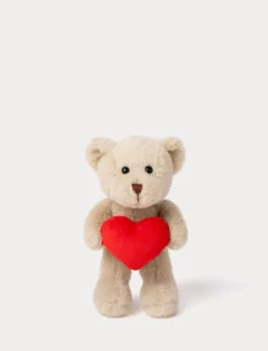 Theo med hjärta, Nalle, Beige