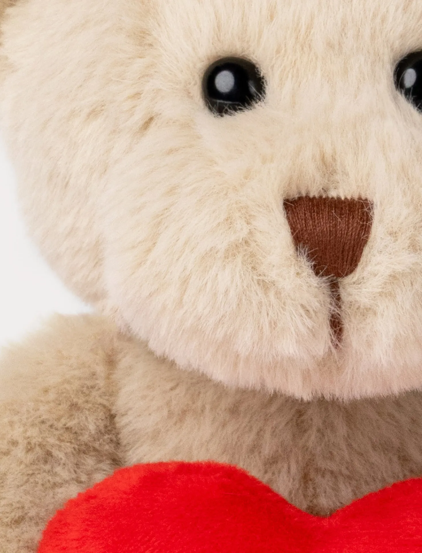 Theo med hjärta, Nalle, Beige